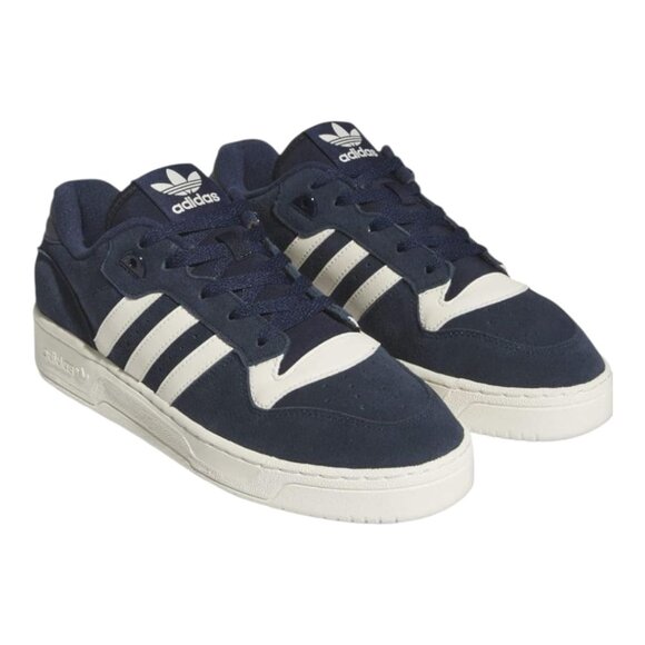 NWT Adidas Originals Rivalry Low Men’s Sneakers - Navy/White -Size: 11 ( 28 cm ) - Picture 1 of 16